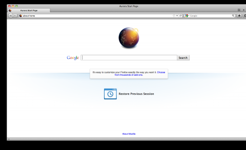 Firefox 5.0a2